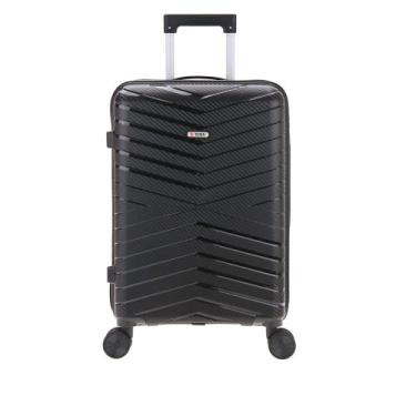 Imagem de Mala Tonin Tittanium Rígida Expansor Grande Preto, Único, Preto