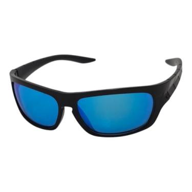 Imagem de Óculos de Sol Curvado Esportivo | Aro Completo | Proteção UV400 Unissex (AZUL)