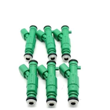 Imagem de Conjunto de 6 bicos injetores de combustível para Hyundai Elantra 1.8L L4 (2011, 2012, 2013 e 2014) - Peças de reposição para carros.