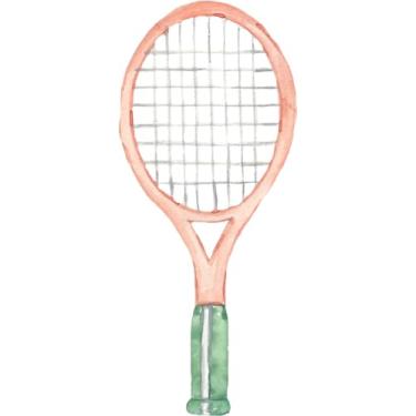 Imagem de 30 peças decoração de festa de tênis redemoinho pendurado raquete de bola de tênis flâmulas de teto tema esportivo verde decoração para festa de aniversário amante de tênis celebração suprimentos de