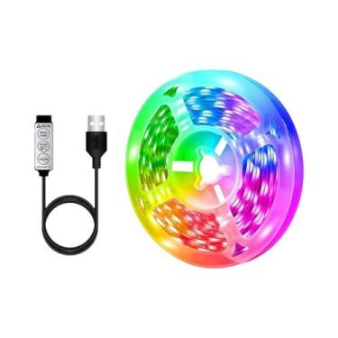 Imagem de Fitas LED RGB 40M 131Ft Com Sincronização Musical Controle Remoto USB 