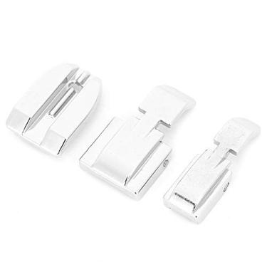 Imagem de Generic Calcador de Zíper Invisível de Aço Inoxidável para Máquina de Costura Doméstica, 3 Unidades de Calcador de Zíper Profissional Prateado para Entusiastas de Costura
