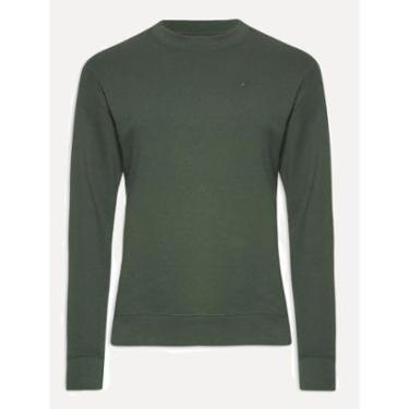 Imagem de Moletom Ellus Masculino Crewneck Regular Basic Easa Verde-Masculino