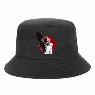 Imagem de Chapéu de pesca de praia unissex Bucket Hat Black Clovers Anime - yiwe