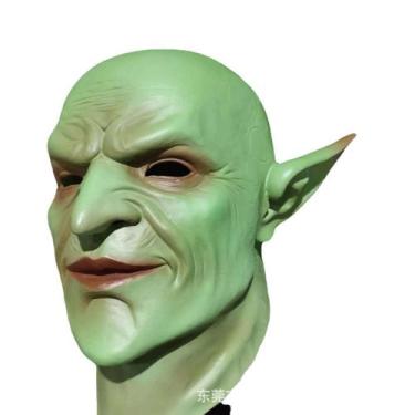 Imagem de Máscara de cosplay Green Diablos Latex Halloween Carnaval Páscoa - yiw