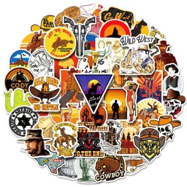 Imagem de Pacote de adesivos Western Elements Anime Waterproof Vinyl x50 - yiwei