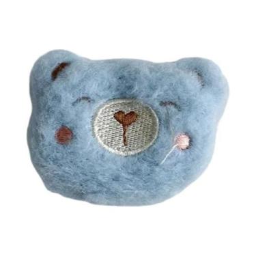 Imagem de Suporte De Celular De Pelúcia Urso Fofo Dobrável Para iPhone Samsung -