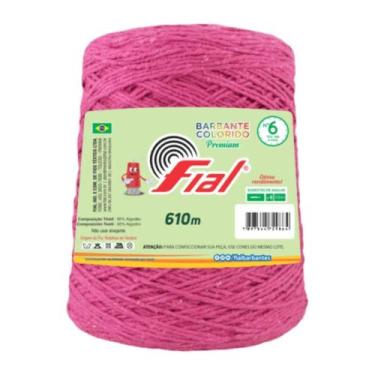 Imagem de Barbante Fial Nº6 Premium 610 Metros, 81 Pink