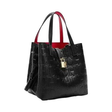 Imagem de Bolsa Transversal Feminina De Grande Capacidade Com Estampa De Letras 