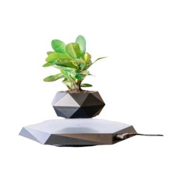 Imagem de Vaso De Bonsai Magnético Flutuante, Plantador De Flores Rotativo, Supo