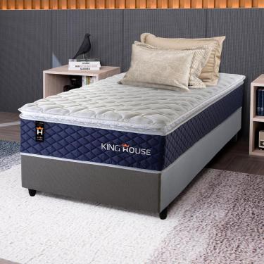 Imagem de Cama Box Molas Ensacadas Lagras Solteiro 88x188 King House