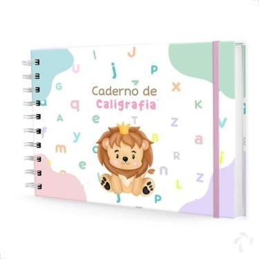Imagem de Caderno De Caligrafia c/ Atividades Capa Dura Menina Leão - NISTI PRIN