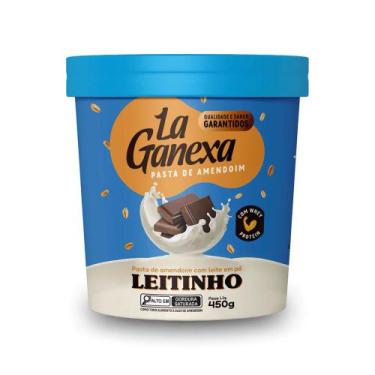 Imagem de Pasta de Amendoim com Whey Protein 450g Sabor Leitinho La Ganexa
