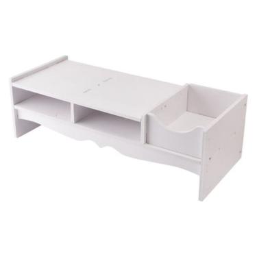 Imagem de Base Organizador Suporte Apoio De Mesa Para Monitor Até 5kg