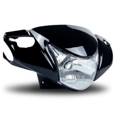 Imagem de Kit Carenagem Com Farol Completo Plástico Bananinha Frontal Honda Biz+