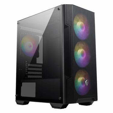 Imagem de Gabinete Gamer MSI MAG Forge M100A, Mid Tower, Lateral em Acrílico, 4x FANs ARGB, M-ATX...