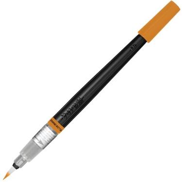 Imagem de Caneta pincel aquarela color brush pentel escolha a cor, AMARELO