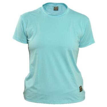 Imagem de Blusa Academia Feminina Baby Look Esportiva Proteção Uv 50 - Tn Terra 