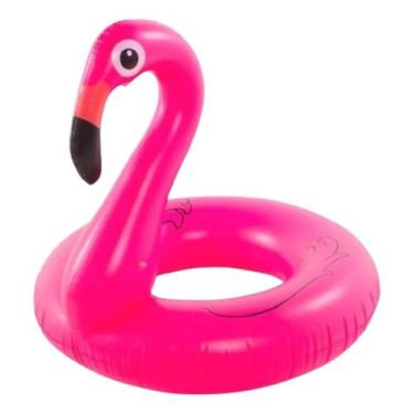 Imagem de Boia Flamingo Rosa Inflável Praia Piscina Infantil 90 Cm - Bestway