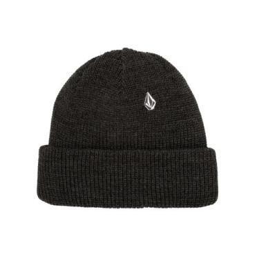 Imagem de Gorro Volcom Classic Stone Cor:Mescla PretoTamanho:Único, Mescla preto