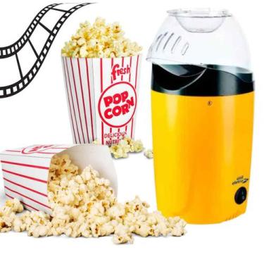 Imagem de Pipoqueira Elétrica Pop ar quente 1200W Pipoca de cinema em casa 220V 