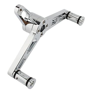 Imagem de FINMOKAL Alavanca de câmbio de calcanhar com pino cromado ajuste Harley Sportster XL883 XL1200 2004-2018