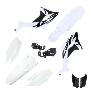 Imagem de Kit Plástico Biker Evo Crf 250f Com Adesivos + Protetor De Mão Biker