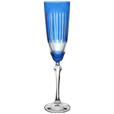 Imagem de Taça para Champanhe Bohemia Elizabeth Azul - 190ml