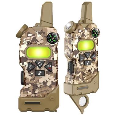 Imagem de Walkie Talkies Gowtimly para Crianças - 5 Canais, Lanterna e Bússola