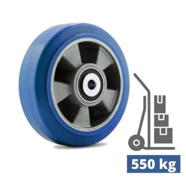 Imagem de Roda Industrial 6 Polegadas Poliuretano Elástico 550 Kg