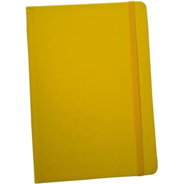 Imagem de Caderno de Estilo 14x20 com Ou sem Fio/Linha Pontilhada(SEM PAUTA,AMARELO)