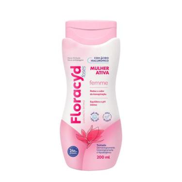 Imagem de Floracyd Femme Mulher Ativa - Sabonete Líquido Íntimo 200ml