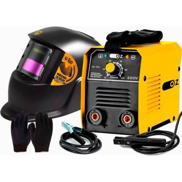 Imagem de Máquina Inversora De Solda Mma Eletrodo 220V Com Máscara De Solda Foto