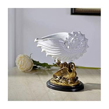 Imagem de SUNESA Fruteira Cerâmica Fruteira Chinesa Retro Porcelana Cobre Artesanato Tigela de Doces Casa Sala de Estar Decoração de Borda Onda Artesanal Prato de Frutas Cesta de Frutas (Cor: 1)