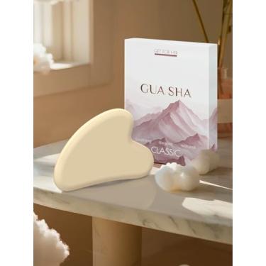 Imagem de Ferramenta facial Gua Sha, placa guasha de silicone para terapia de acupuntura SPA, tratamento de ponto gatilho, ferramenta de massagem de raspagem Gua Sha