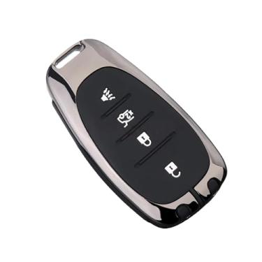 Imagem de 2020 Liga De Silicone Caso Capa Chave Do Carro Compatível com Chevrolet Malibu Equinox Cruze Camaro 2016 2017 2018 2019 Acessórios(Grey Key A Shell)