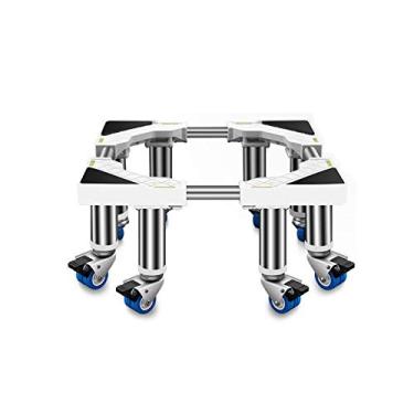 Imagem de Rodas para Máquina de Lavar Roupas, Rolos para Aparelhos, Base de Máquina de Lavar com Rodas, Multifuncional, Geladeira, Congeladores, Suporte de Carrinho, Suporte Universal para Secador 45-6