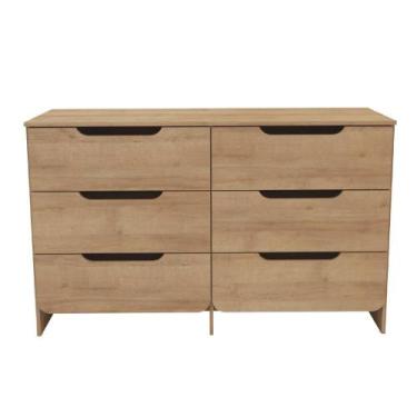 Imagem de Cômoda Ditália 6 Gavetas Dm-244 Riviera - DITÁLIA MÓVEIS