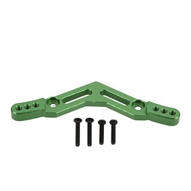 Imagem de Placa frontal, torre de choque frontal fácil instalação de 85 mm de comprimento para carro de controle remoto de 1/10 para tufão verde