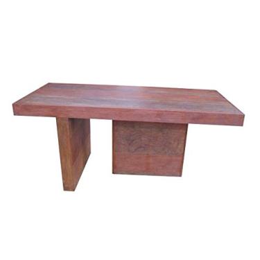 Imagem de Mesa Rústica Campbell em Madeira de Demolição - Cód 1385