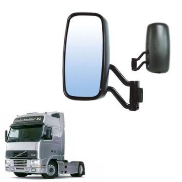 Imagem de Retrovisor Completo Volvo Fh Nh 2005 2006 Le S Desembaçador - Globo