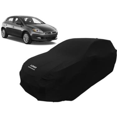 Imagem de Capa de Tecido Automotiva Fiat Bravo - Mz, Preta