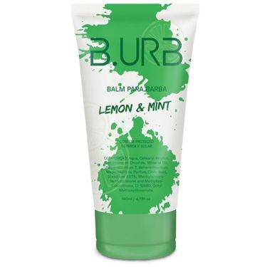 Imagem de Balm para Barba Lemon & Mint Proteção Térmica e Solar 140mL Barba Urbana B.URB