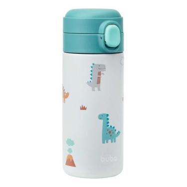 Imagem de Copo Térmico Buba Magic Dino com Canudo Silicone 320ml