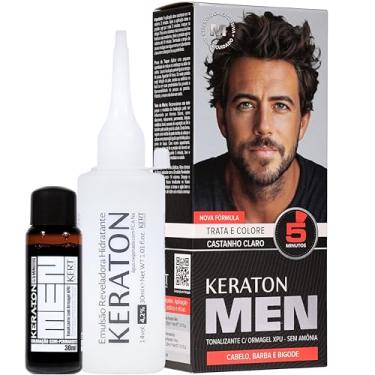 Imagem de Keraton Tonalizante Men 30Ml Castanho Claro
