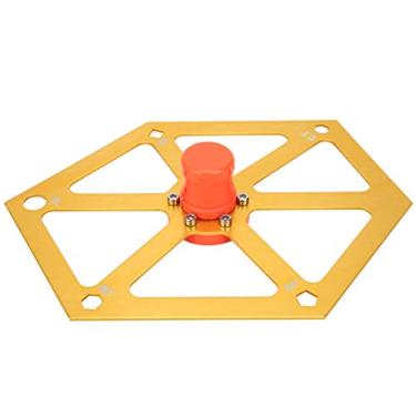 Imagem de Régua de ângulo para marcenaria hexagonal liga de alumínio magnética serra máquina de corte ajuste de ângulo esquadros de carpintaria
