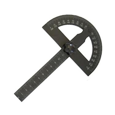 Imagem de Baoblaze Régua de ângulo Régua, transferidor com braço ajustável, multiuso 180 graus, régua de medição de ângulo giratória para medição de comprimento, mini