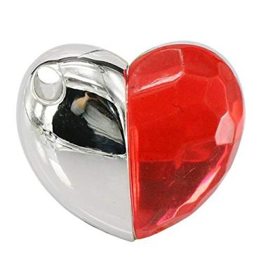 Imagem de 32 GB Cristal Vermelho Modelo Coração Flash Memory Stick PenDrive Pen Drive USB Flash Drive USB U Disk Flash Drive Disco Polegar U Disk
