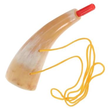 Imagem de Colaxi Trompete de buzina, apito chifre de boi, buzina portátil para crianças, buzina musical, buzina esportiva para eventos esportivos, futebol, crianças