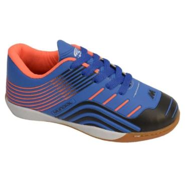 Imagem de Chuteira de Futsal Infantil Mundial Sport Liso Sem Travas-Masculino